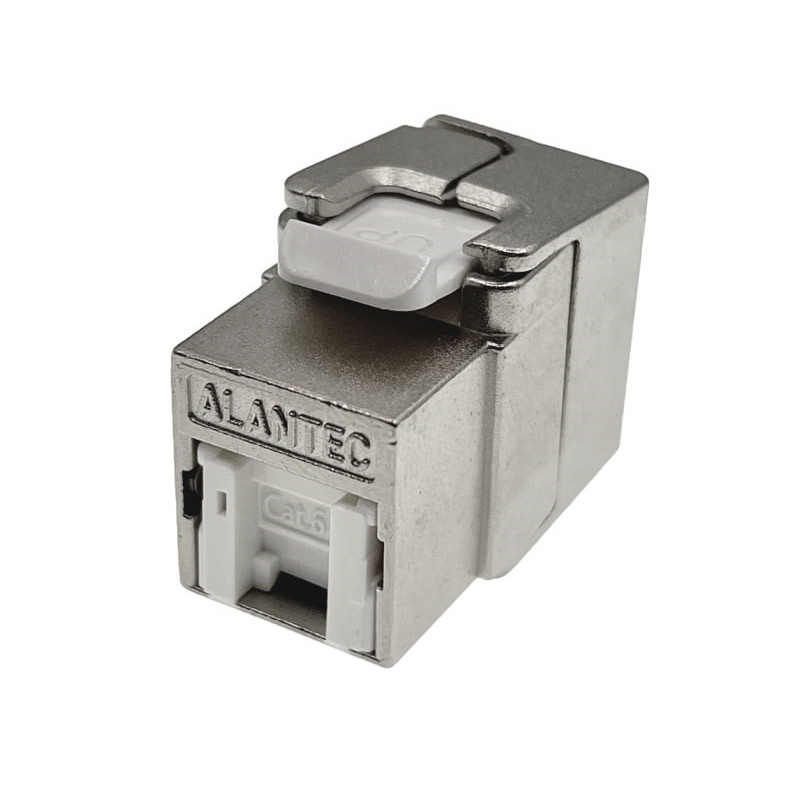 Alantec MB004-1 RJ45 be įrankių STP cat.6 PoE+ Keystone modulis ALANTEC Plus – patobulintas transmisijos našumas