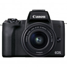 Canon EOS M50 Mark II 15-45 IS STM + 55-200 IS STM (Black)
