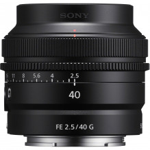 Sony FE 40mm F2.5 G (Black) | (SEL40F25G)