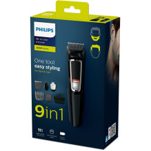 Philips MULTIGROOM Series 3000 9 įrankiai 9 viename, veidui ir plaukams