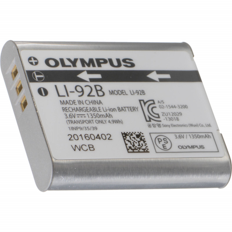 Olympus LI-92B Lithium Ion Rechargeable Battery