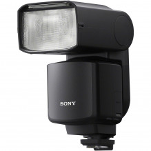 The Sony HVL-F60RM2 external flash is controlled by radio waves