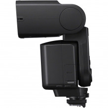 The Sony HVL-F60RM2 external flash is controlled by radio waves