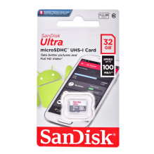 Sandisk Ultra microSDHC atminties kortelė 32 GB, 10 klasė