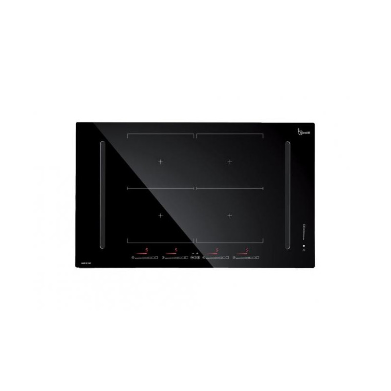 Built-in induction hob with hood (2 in 1) Baraldi Diamond Flexi 83x51cm 700m3/ h
