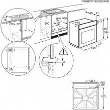 Juodos spalvos orkaitė Electrolux EOD5C50Z