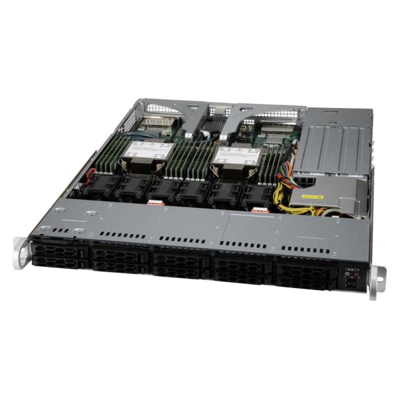 SERVERIO VAŽIUOKLĖ 1U 860W / CSE-LB16AC10-R860AW SUPERMICRO