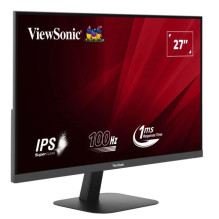 LCD monitorius, VIEWSONIC, VA2708-2K-HD, 27&quot;, 4K, skydelis IPS, 2560x1440, 100Hz, matinis, 1 ms, pakreiptas, juoda 