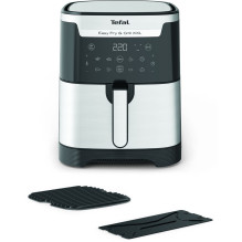 TEFAL Easy Fry &amp; Grill EY801D 6.5 L Stand-alone 1650 W Hot air fryer Stainless steel