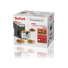 TEFAL Easy Fry &amp; Grill EY801D 6,5 L Atskira 1650 W karšto oro gruzdintuvė Nerūdijantis plienas