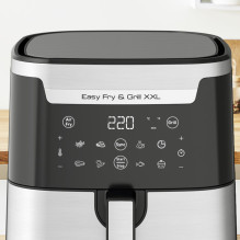 TEFAL Easy Fry &amp; Grill EY801D 6,5 L Atskira 1650 W karšto oro gruzdintuvė Nerūdijantis plienas