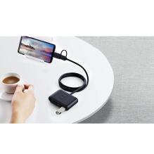 Ugreen HUB 4in1 USB-C – 4xUSB 3.0 5Gb / s 1m black (CR113)