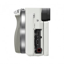 Sony A6100 + 16-50mm OSS (White) | (ILCE-6100L/ W) | (α6100) | (Alpha 6100)