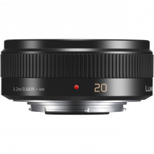 Panasonic LUMIX G 20mm / F1.7 II ASPH. (H-H020AE-K) Black