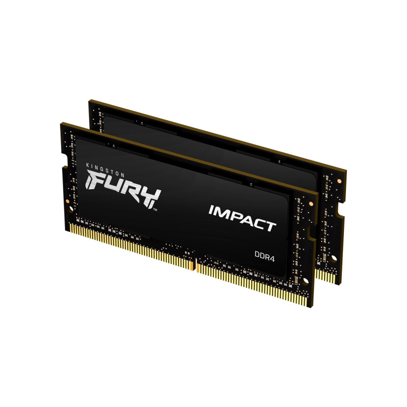 Kingston Technology FURY 64GB 3200MT / s DDR4 CL20 SODIMM (2 rinkinys) Impact