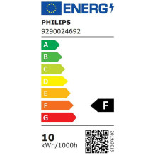 Išmanioji lemputė, PHILIPS, energijos sąnaudos 9,5 vatai, šviesos srautas 1060 liumenų, 2700 K, 220 V–240 V, Bluetooth, 