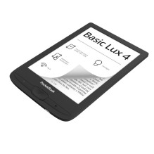 E-Reader, POCKETBOOK, Basic Lux 4, 6&quot;, 1024x758, 1xUSB-C, Micro SD, belaidis LAN, juodas, PB618-P-WW