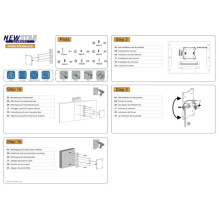 TV SET ACC WALL MOUNT 10-24&quot; / FPMA-W830BLACK NEOMOUNTS