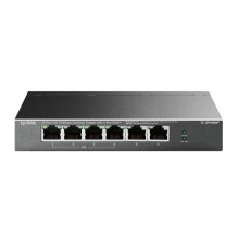 Jungiklis, TP-LINK, TL-SF1006P, darbalaukis / stovas, 6x10Base-T / 100Base-TX, PoE+ prievadai 4, TL-SF1006P