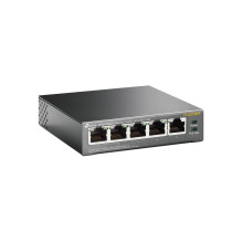 Jungiklis, TP-LINK, darbalaukis / stovas, 5x10Base-T / 100Base-TX / 1000Base-T, PoE prievadai 4, TL-SG1005P