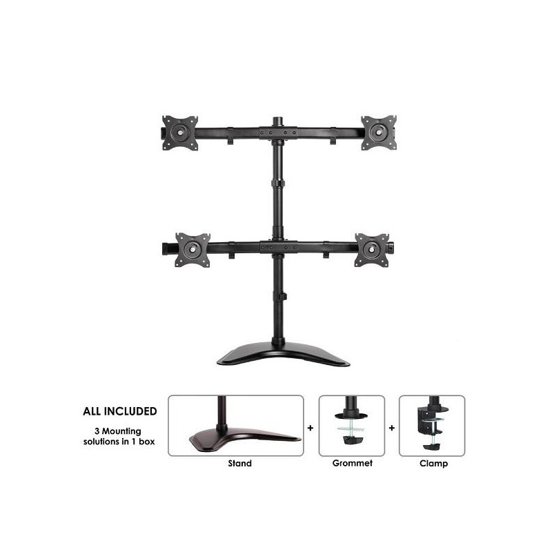 MONITORIAUS ACC STALO MONTAVIMAS 10-27&quot; / NM-D335D4BLACK NEOMONTS