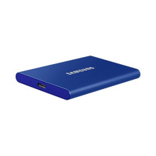 Išorinis SSD, SAMSUNG, T7, 2TB, USB 3.2, Rašymo greitis 1000 MB/s, Skaitymo greitis 1050 MB/s, MU-PC2T0H / WW