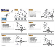 PROJECTOR ACC WALL MOUNT / BEAMER-W100SILVER NEOMOUNTS