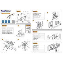 TELEVIZORIAUS ACC STALO MONTAVIMAS JUODAS / 19-27&quot; FPMA-D700DD3 NEOMONTS