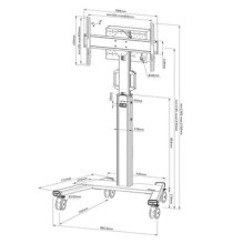 MONITOR ACC FLOOR STAND 37-75&quot; / FL50S-825WH1 NEOMOUNTS