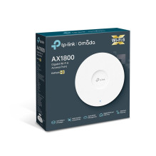 Access Point, TP-LINK, Omada, 1800 Mbps, IEEE 802.11a, IEEE 802.11g, IEEE 802.11n, IEEE 802.11ac, IEEE 802.11ax, 1x10 / 