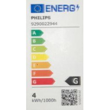 Išmanioji lemputė, PHILIPS, energijos sąnaudos 5,2 vatai, šviesos srautas 470 liumenų, 6500 K, 220–240 V, Bluetooth, 929