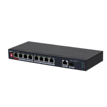 Switch, DAHUA, PFS3110-8ET1GT1GF-96, Desktop / pedestal, 8x10Base-T / 100Base-TX, 1x10Base-T / 100Base-TX / 1000Base-T, 