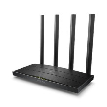 Wireless Router, TP-LINK, Wireless Router, 1200 Mbps, Wi-Fi 5, 1 WAN, 4x10 / 100 / 1000M, Number of antennas 4, ARCHERC6