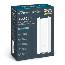 Access Point, TP-LINK, Omada, 3000 Mbps, IEEE 802.11a / b / g, IEEE 802.11n, IEEE 802.11ac, IEEE 802.11ax, 1x10 / 100 / 