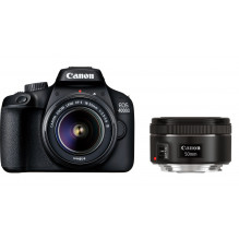 Canon EOS 4000D + EF-S...