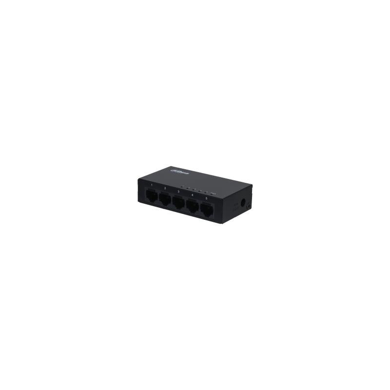 Switch, DAHUA, PFS3005-5GT-V2, Type L2, Desktop / pedestal, 5x10Base-T / 100Base-TX / 1000Base-T, DH-PFS3005-5GT-V2