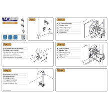 TELEVIZORIAUS ACC STALO MONTAVIMAS JUODAS / 10-24&quot; FPMA-D700DV NEOMOUNTS