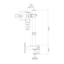 MONITOR ACC DESK MOUNT 10-32&quot; / FPMA-D510BLACK NEOMOUNTS