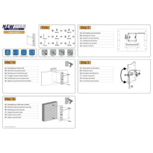 TV SET ACC WALL MOUNT SILVER / 10-24&quot; FPMA-W810 NEOMOUNTS