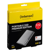 External SSD, INTENSO, 512GB, USB 3.0, 1,8&quot;, 3823450