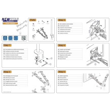 TELEVIZORIAUS ACC STALO MONTAVIMAS SILVER / 10-26&quot; FPMA-D935D4 NEOMONTS