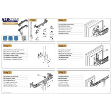 TELEVIZORIAUS ACC STALO MONTAVIMAS JUODAS / 19-27&quot; FPMA-D700D4 NEOMOUNTS