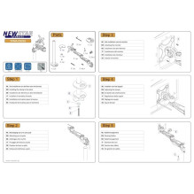 TV SET ACC DESK MOUNT SILVER / 10-26&quot; FPMA-D935G NEOMOUNTS