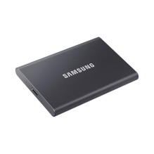 External SSD, SAMSUNG, T7, 2TB, USB 3.2, Write speed 1000 MBytes / sec, Read speed 1050 MBytes / sec, MU-PC2T0T / WW