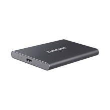 External SSD, SAMSUNG, T7, 2TB, USB 3.2, Write speed 1000 MBytes / sec, Read speed 1050 MBytes / sec, MU-PC2T0T / WW