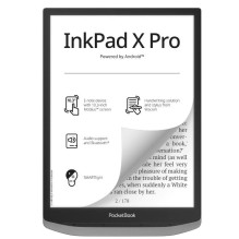 E-Reader, POCKETBOOK, InkPad X Pro, 10.3&quot;, 1872x1404, 1xUSB-C, belaidis LAN, Bluetooth, pilka, PB1040D-M-WW