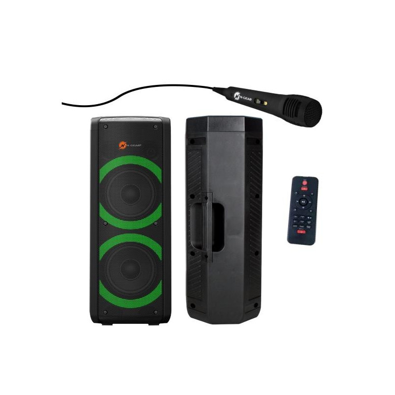 Portable Speaker, N-GEAR, LETS GO PARTY LGP72, Black, Wireless, Bluetooth, LGP72