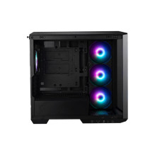 Case, MSI, MidiTower, Case product features Transparent panel, Not included, MicroATX, Colour Black, MAGPANOM100RPZ