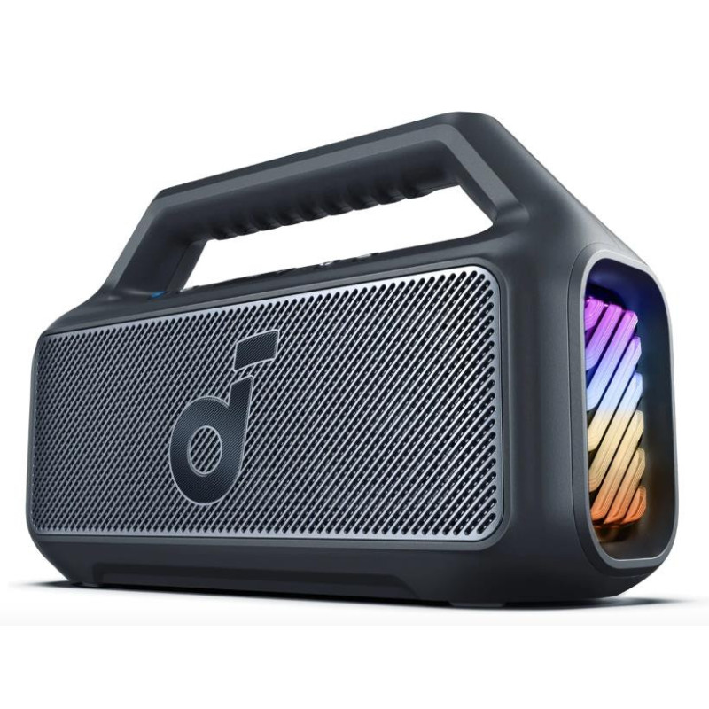 Portable Speaker, SOUNDCORE, Boom 2, Black, Portable / Waterproof / Wireless, P.M.P.O. 80 Watts, Bluetooth, A3138011