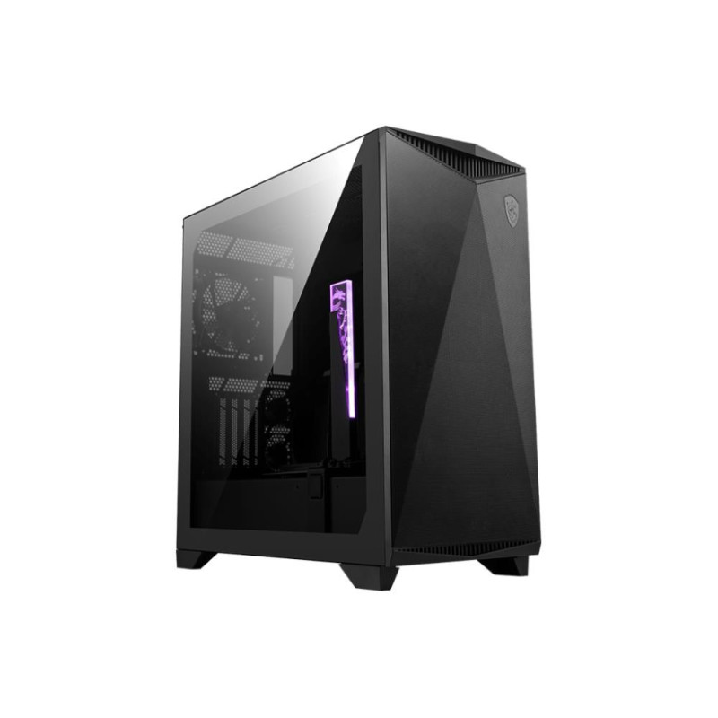 Case, MSI, MPG GUNGNIR 300P AIRFLOW, MidiTower, Case product features Transparent panel, Not included, ATX, EATX, MicroA